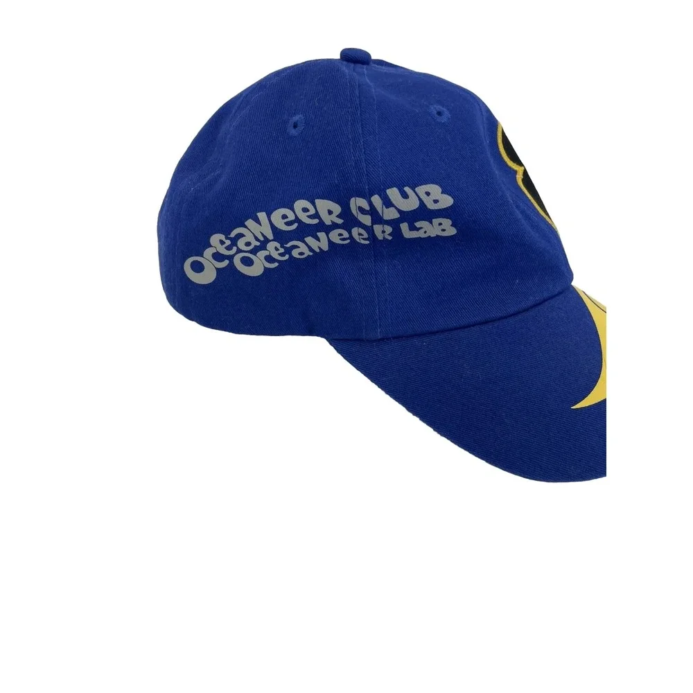 DISNEY Mickey Mouse OCEANEER CLUB Embroidered Strapback Adult Baseball Cap Hat‎